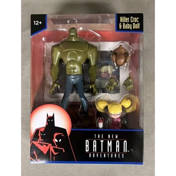 NIB McFarlane DC Direct The New Batman Adventures Killer Croc & Baby Doll Action - Picture 1 of 3